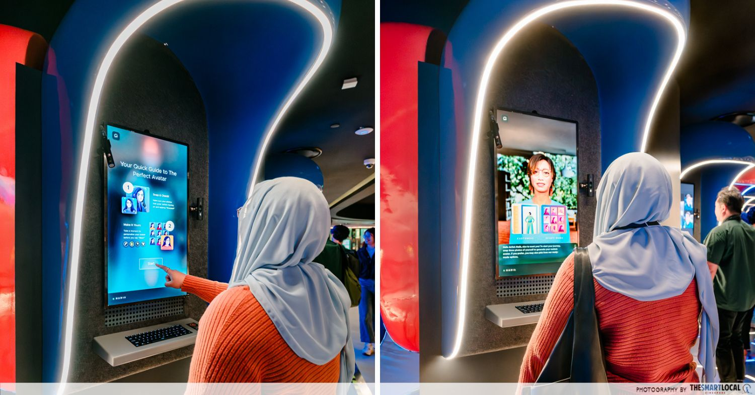 Telephone booth avatar creation 