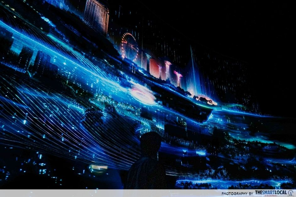 Singapore city skyline 