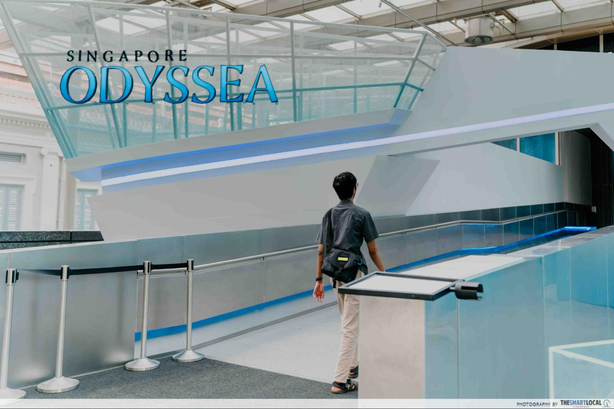 talent entering Singapore Odyssea 