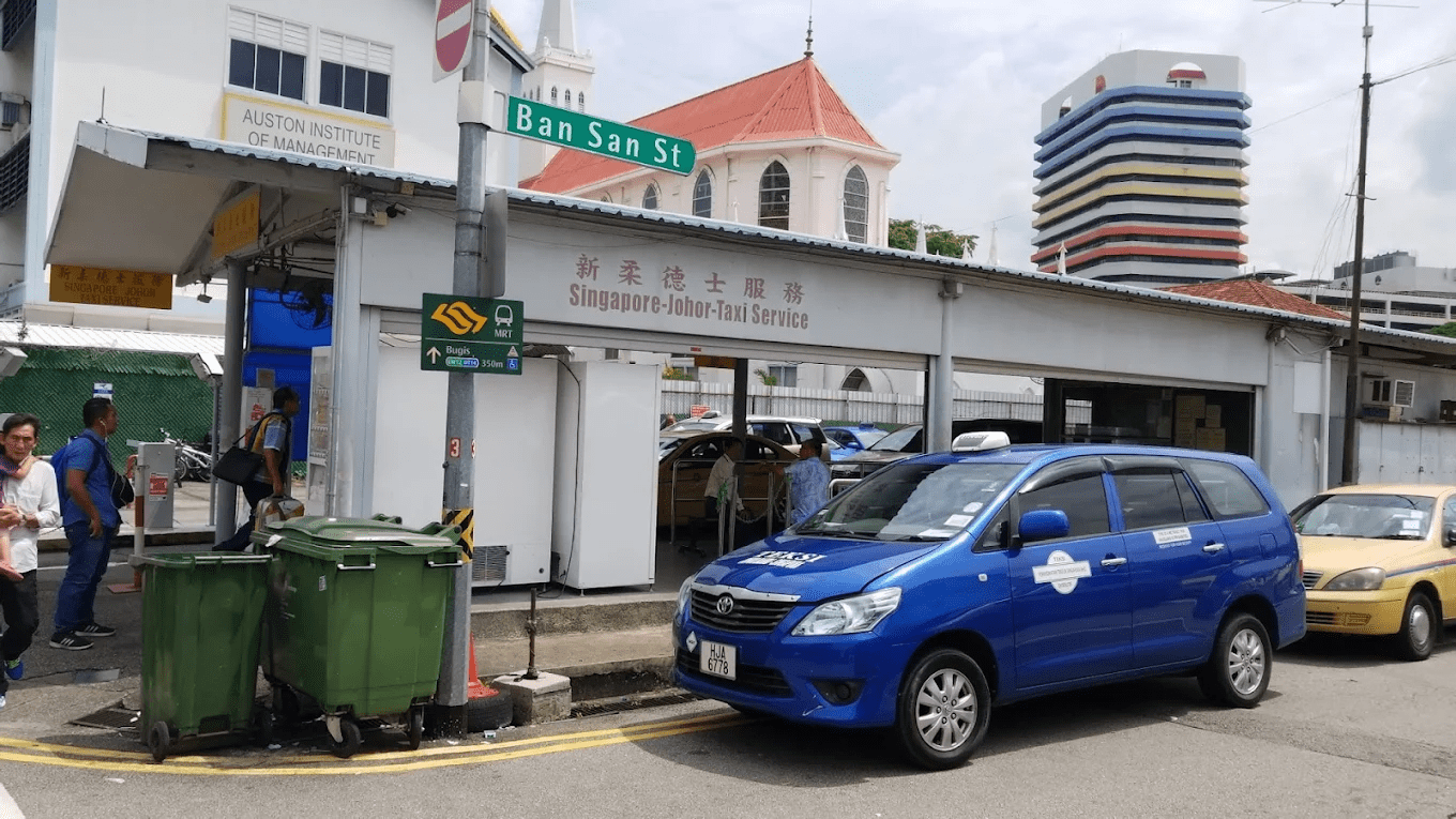singapore to jb taxi - ban san terminal
