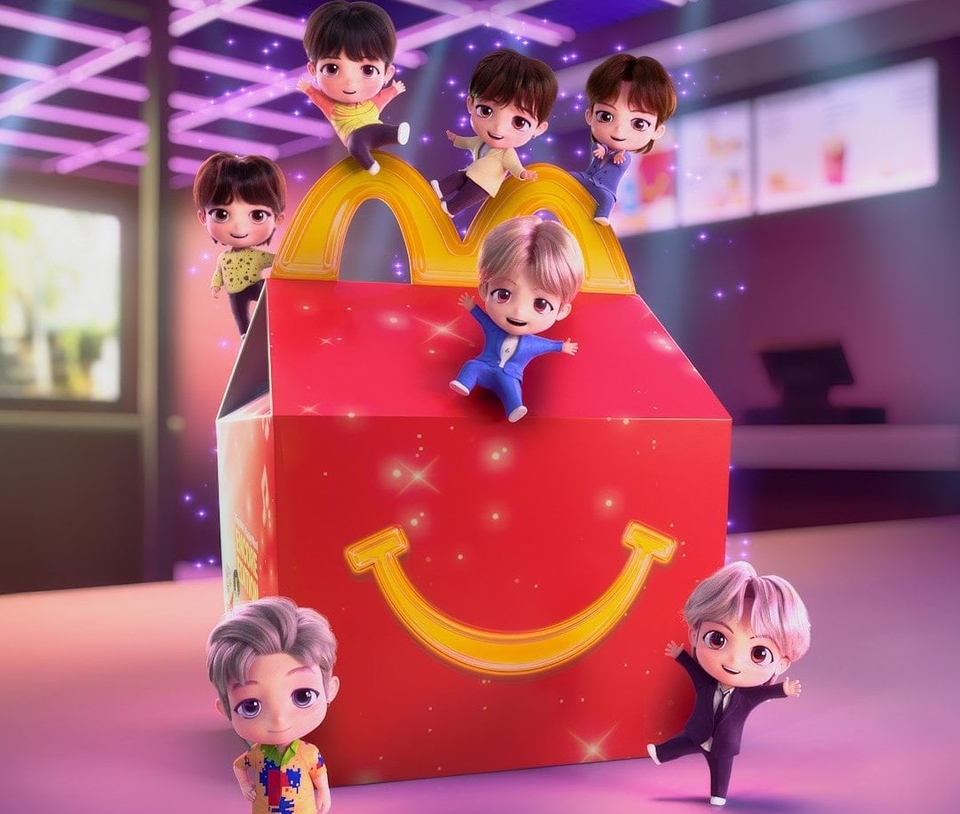 BTS Happy Meal limited edition box