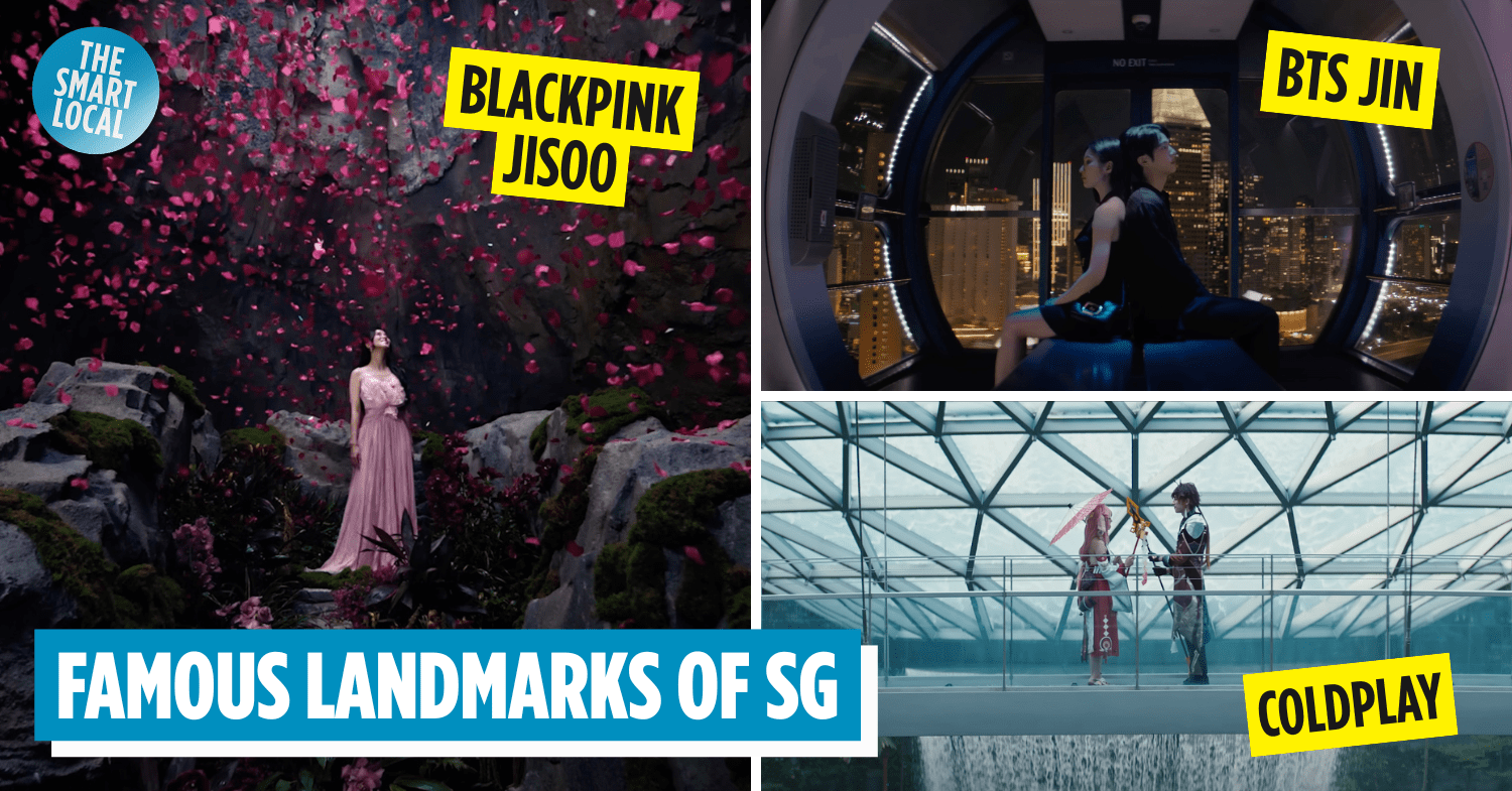 Cover with 3 images of music videos filmed in Singapore