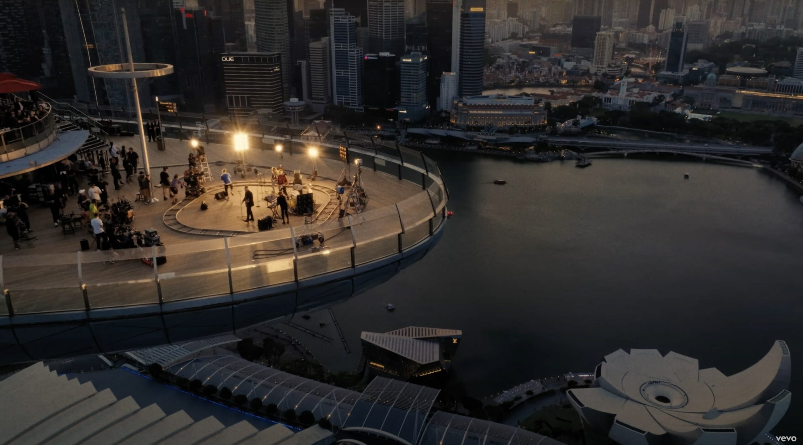 OneRepublic's music video filmed on the SkyPark Observation Deck, Singapore