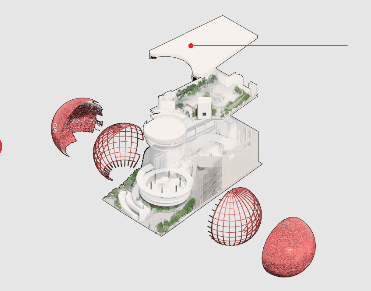 Singapore Pavilion building layout, Osaka Expo 2025