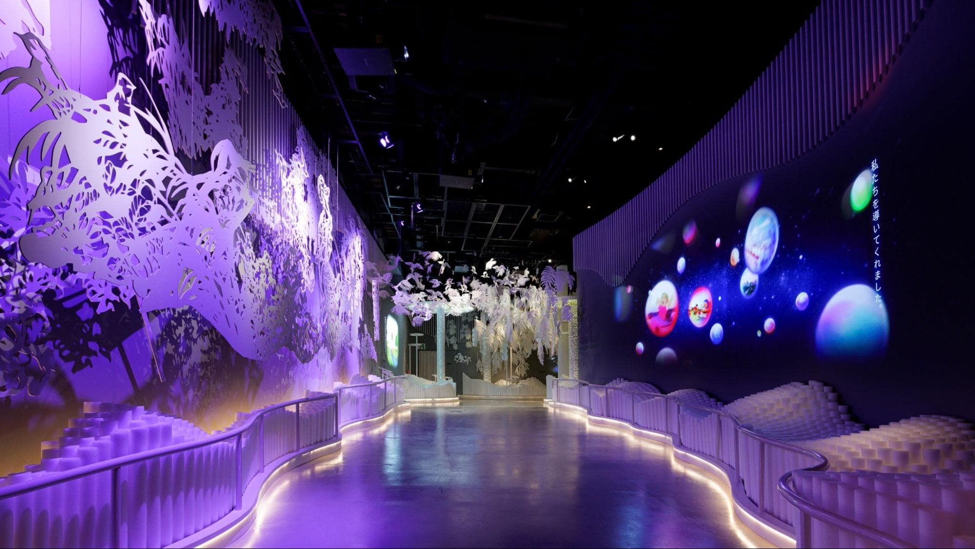 Physical and digital installations in Singapore Pavilion, Osaka Expo 2025
