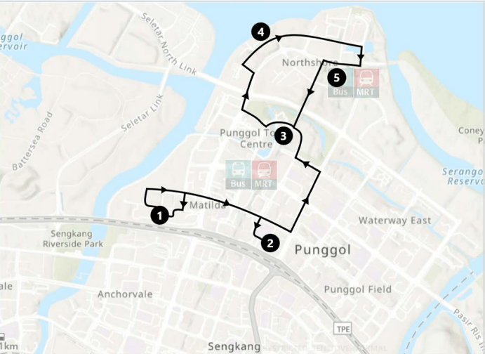 Punggol West to Punggol North