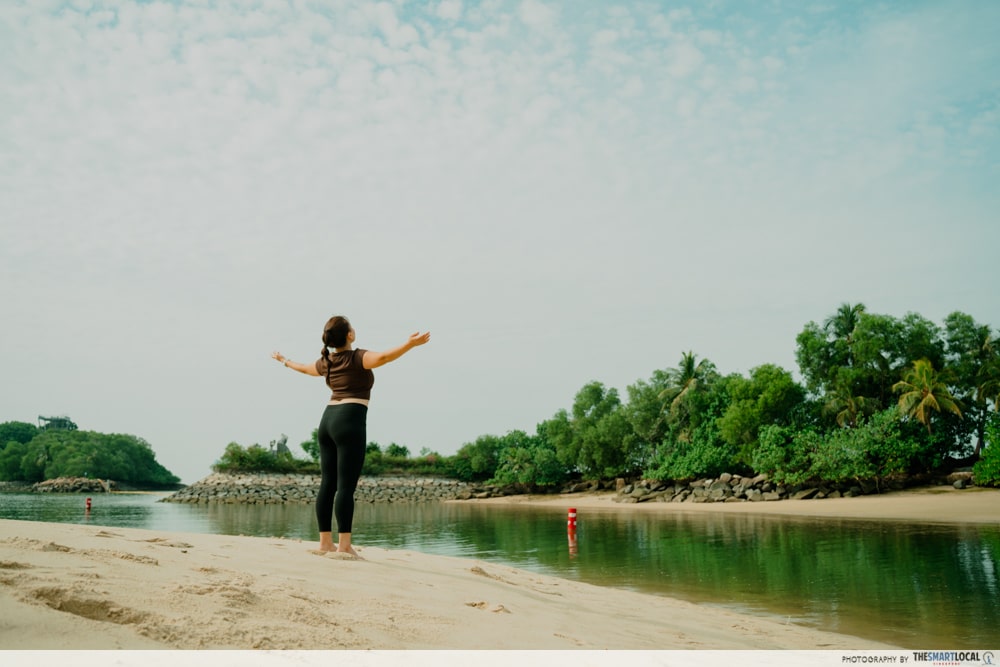 Sand between my toes