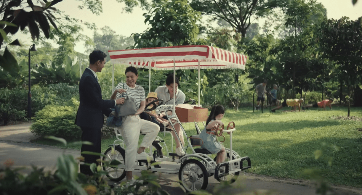 Cycling in Jurong Lake Gardens