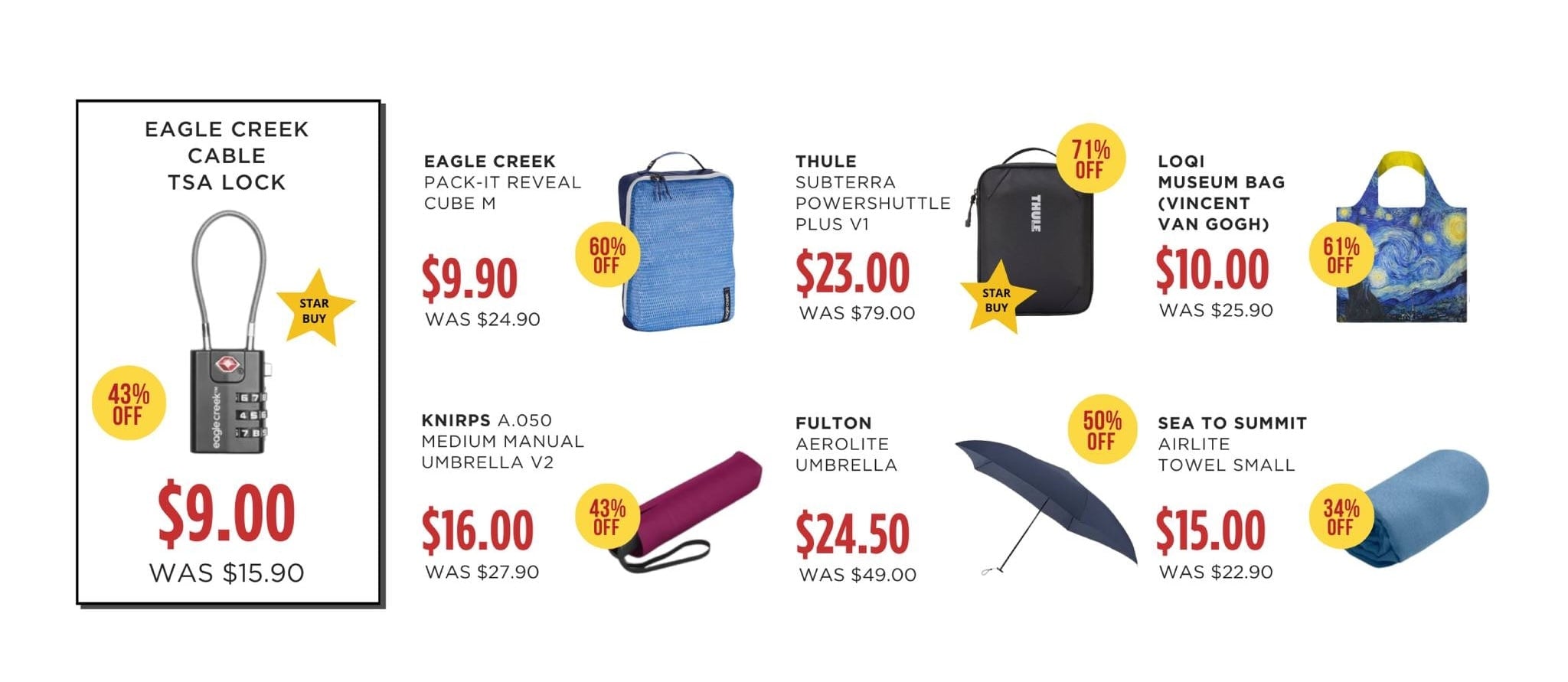 Tai Seng Travel Goods Warehouse Sale - travel accessories
