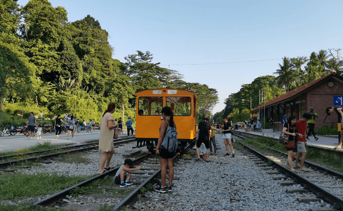 Rail Corridor near new CCL6 stations