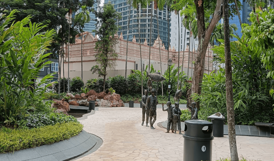 Telok Ayer Green near new CCL6 stations