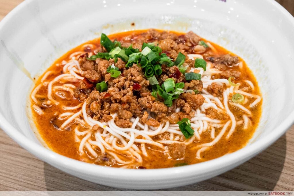 dan dan noodles at zhang ji shanghai la mian xiao long bao