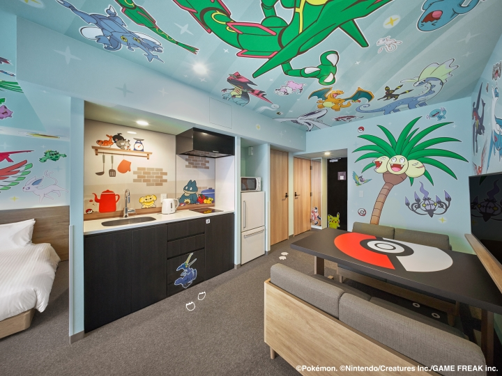Pokemon themed room 