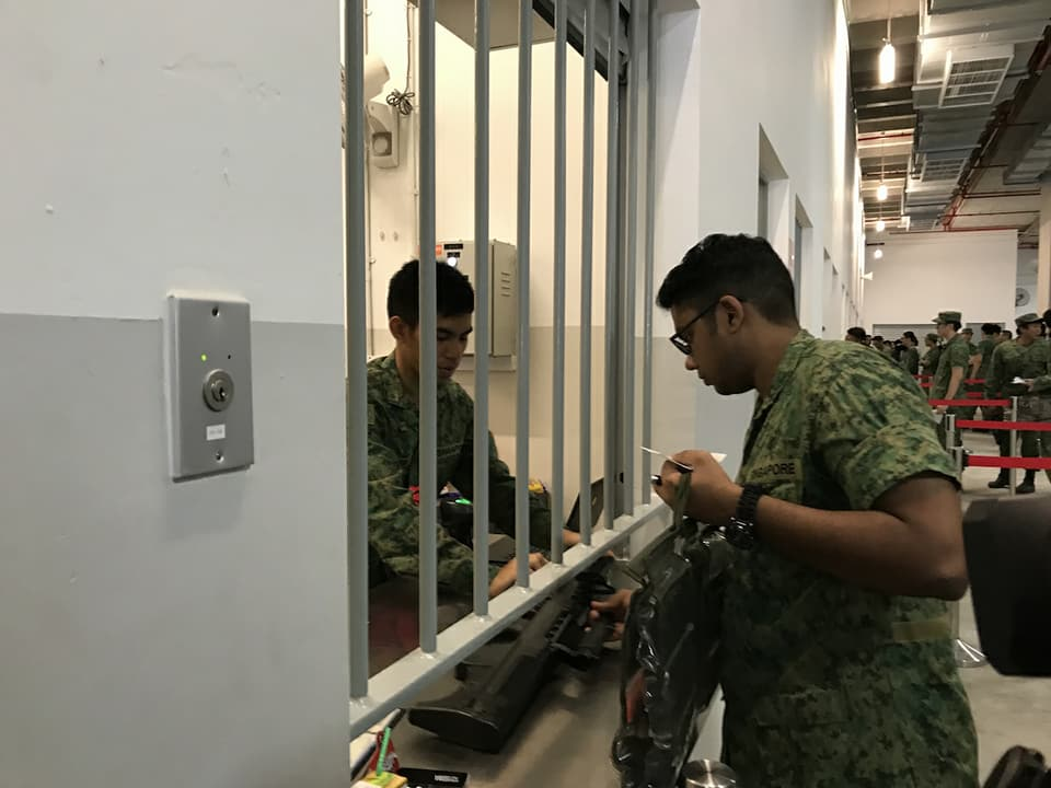 army lingo - Draw arms 