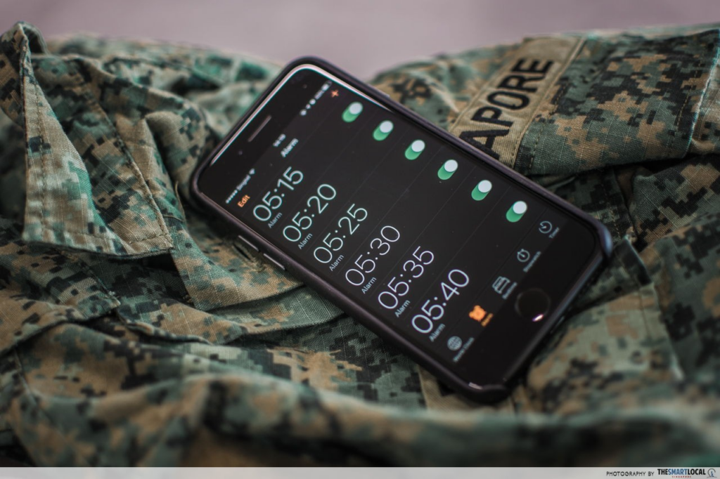 army lingo - alarm for reveille 