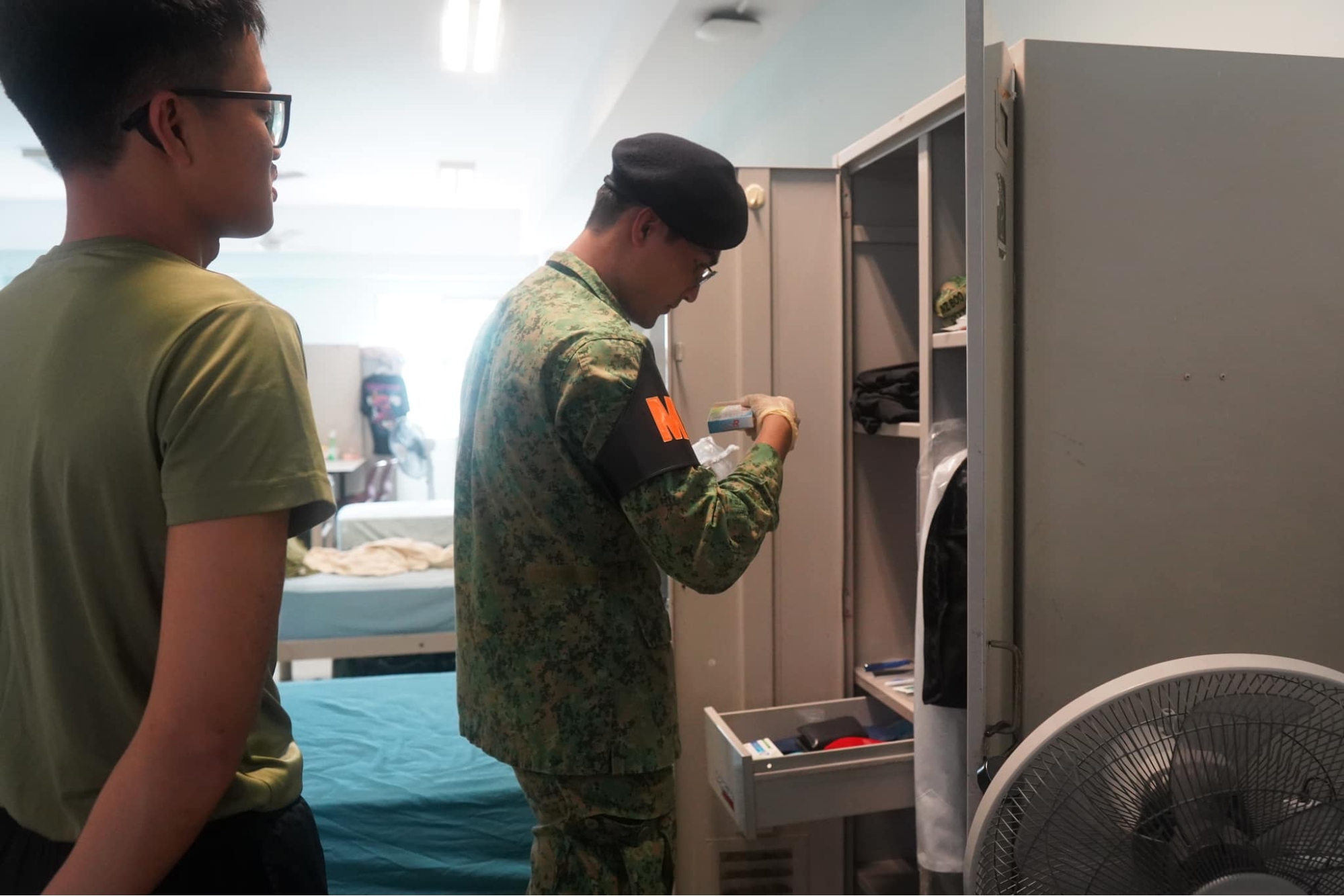 army lingo - Stand by bed 