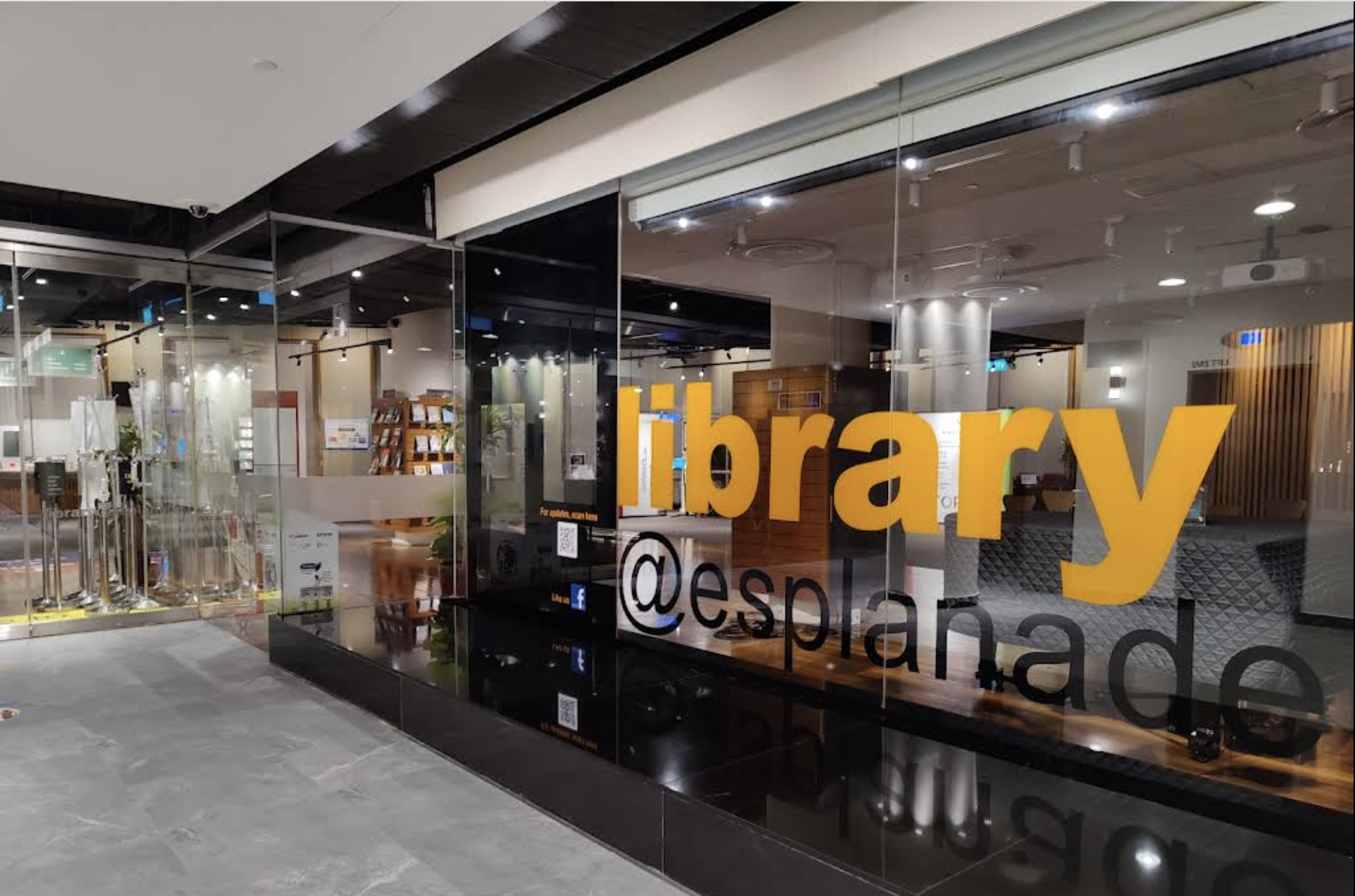 arts spaces - exterior of Library@Esplanade