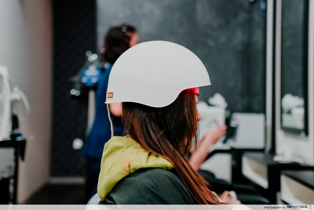 hair bang light therapy