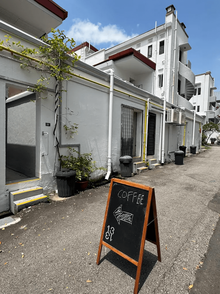 back-alley entrance of 13.thirtteenn