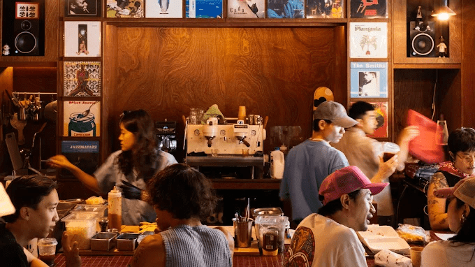 Hideout Coffee Bar interior