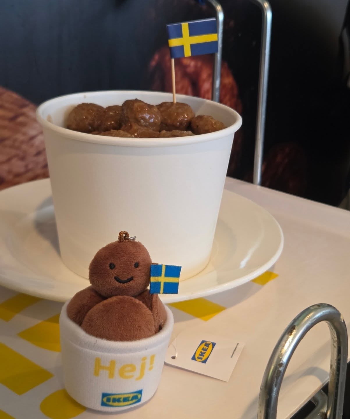 ikea meatball keychain