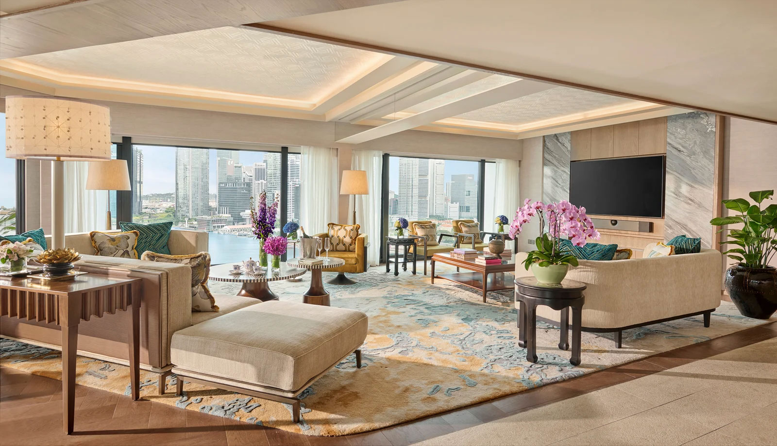 mandarin oriental royal marina bay penthouse - most expensive hotels in singapore