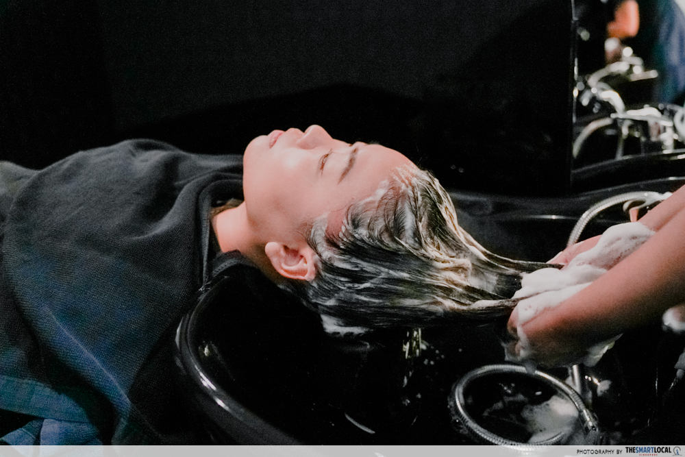 nourishing hair bath shampoo scalp purifying treatment