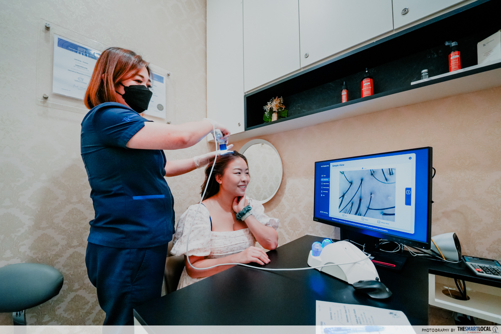 scan analysis scalp purifying treatment