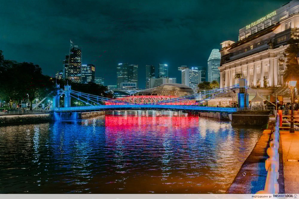 singapore river festival 2025 - cavenagh bridge intro