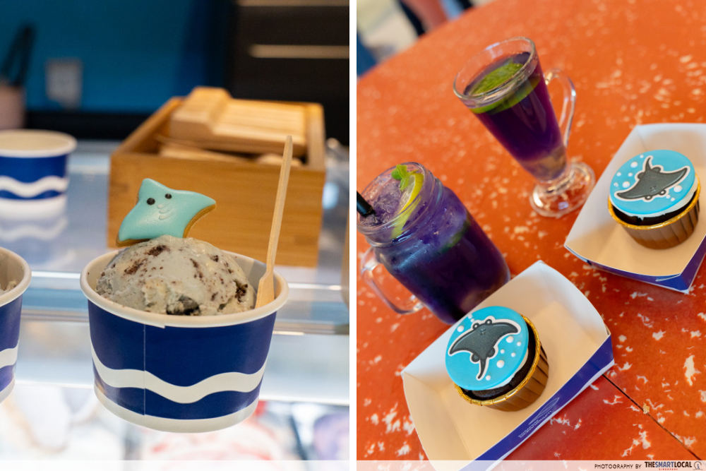 manta ray-themed treats 