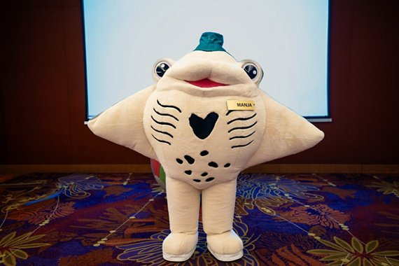 manta ray mascot 