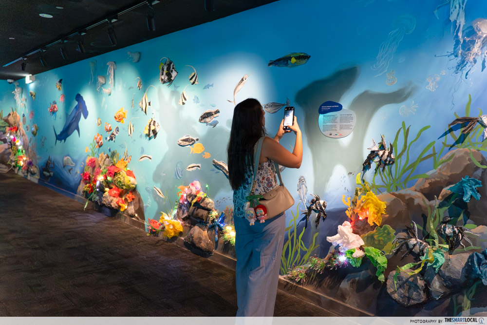 Between Wonder and Waste mural 