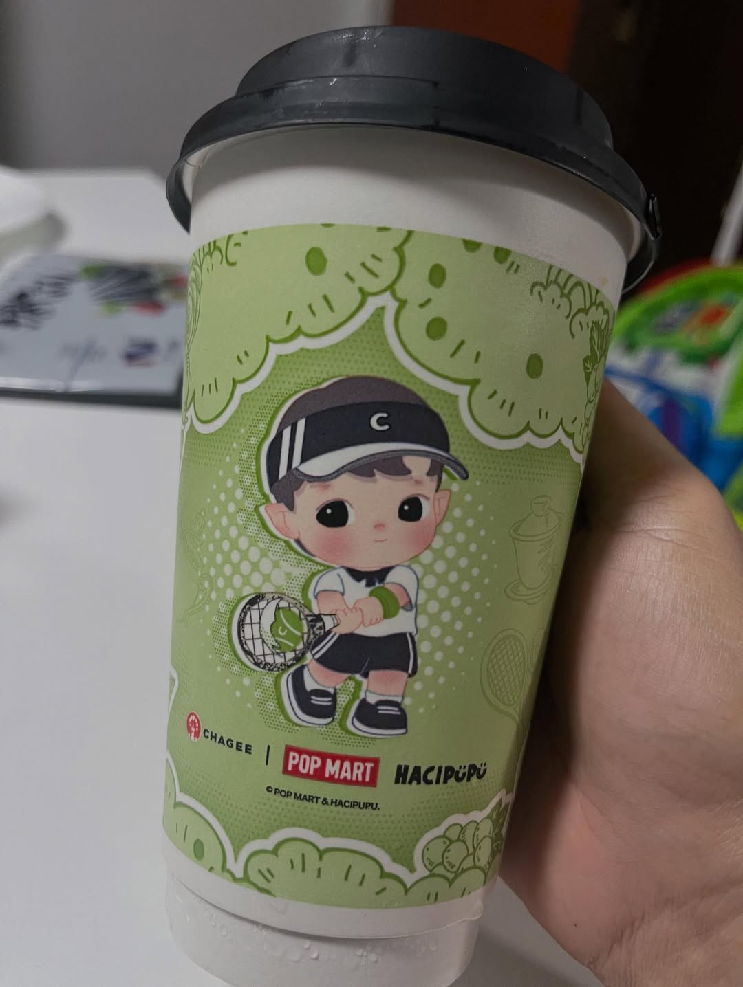 Milk tea cup from the Chagee Little Champion event