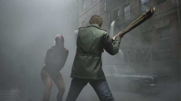 silent hill 2 James and monster