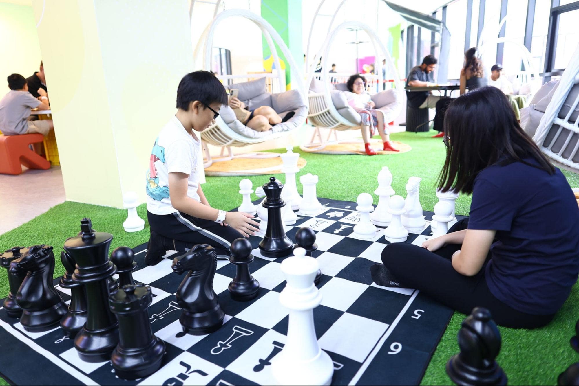Bored Game chess game at Game On Sports Hub