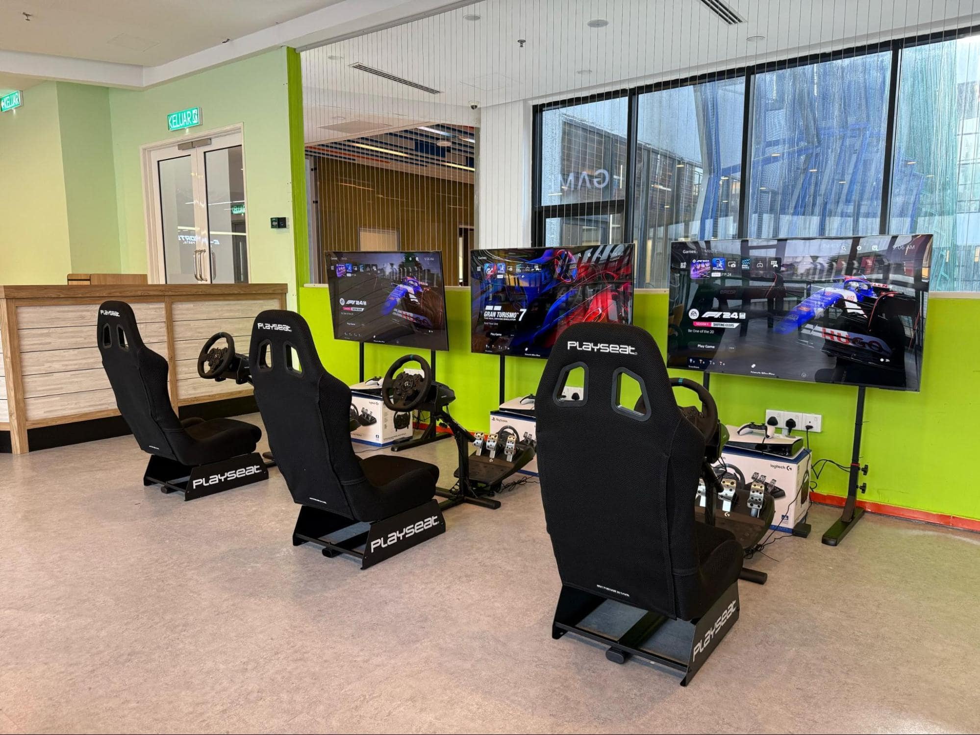 PS5 Racing Simulator at Game On Sports Hub