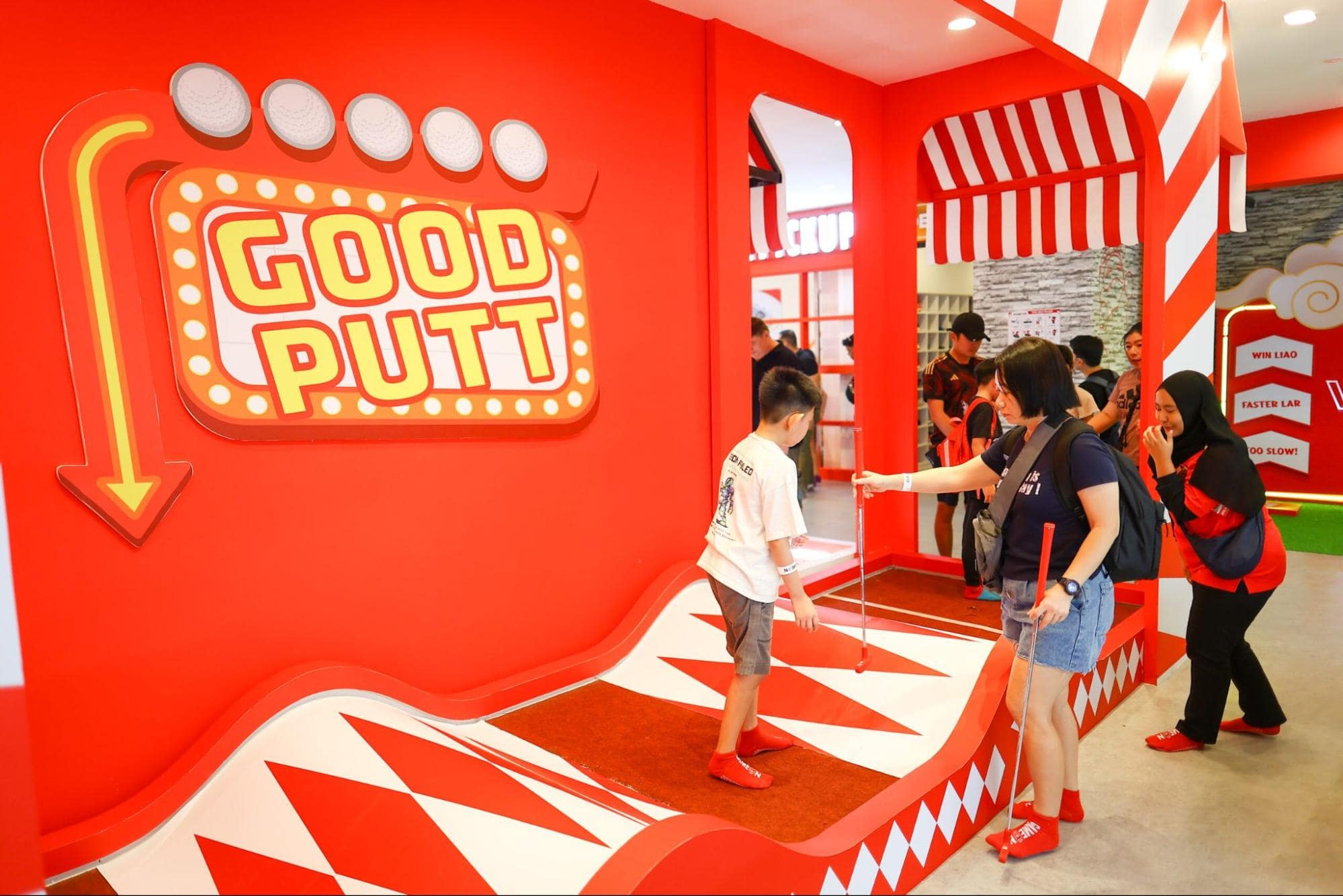 Tiger Wolf mini golf course at Game On Sports Hub