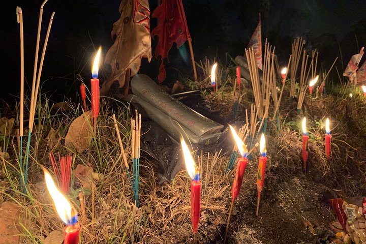 Candles and offerings