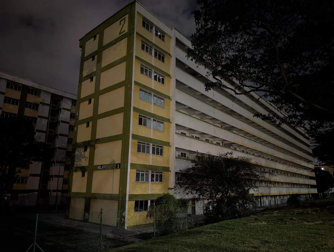 One of the HDB blocks on Spooner Road, rumoured to be haunted with ghosts