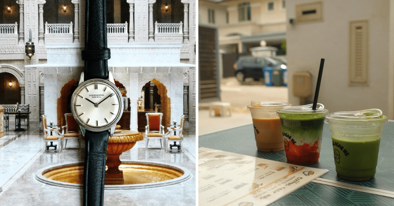 Second Studios vintage watch and Coffee Near Me matcha