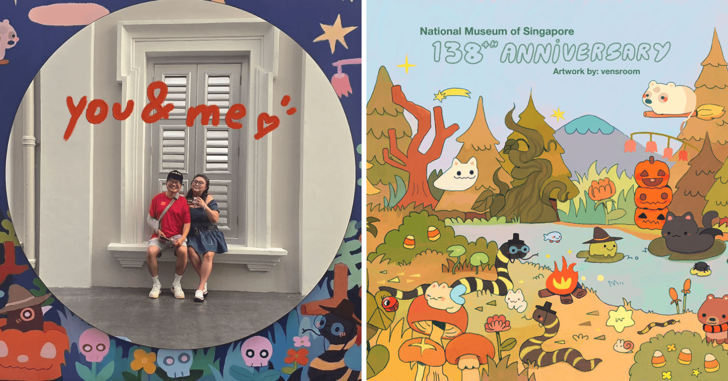 Photo ops at National Museum of Singapore