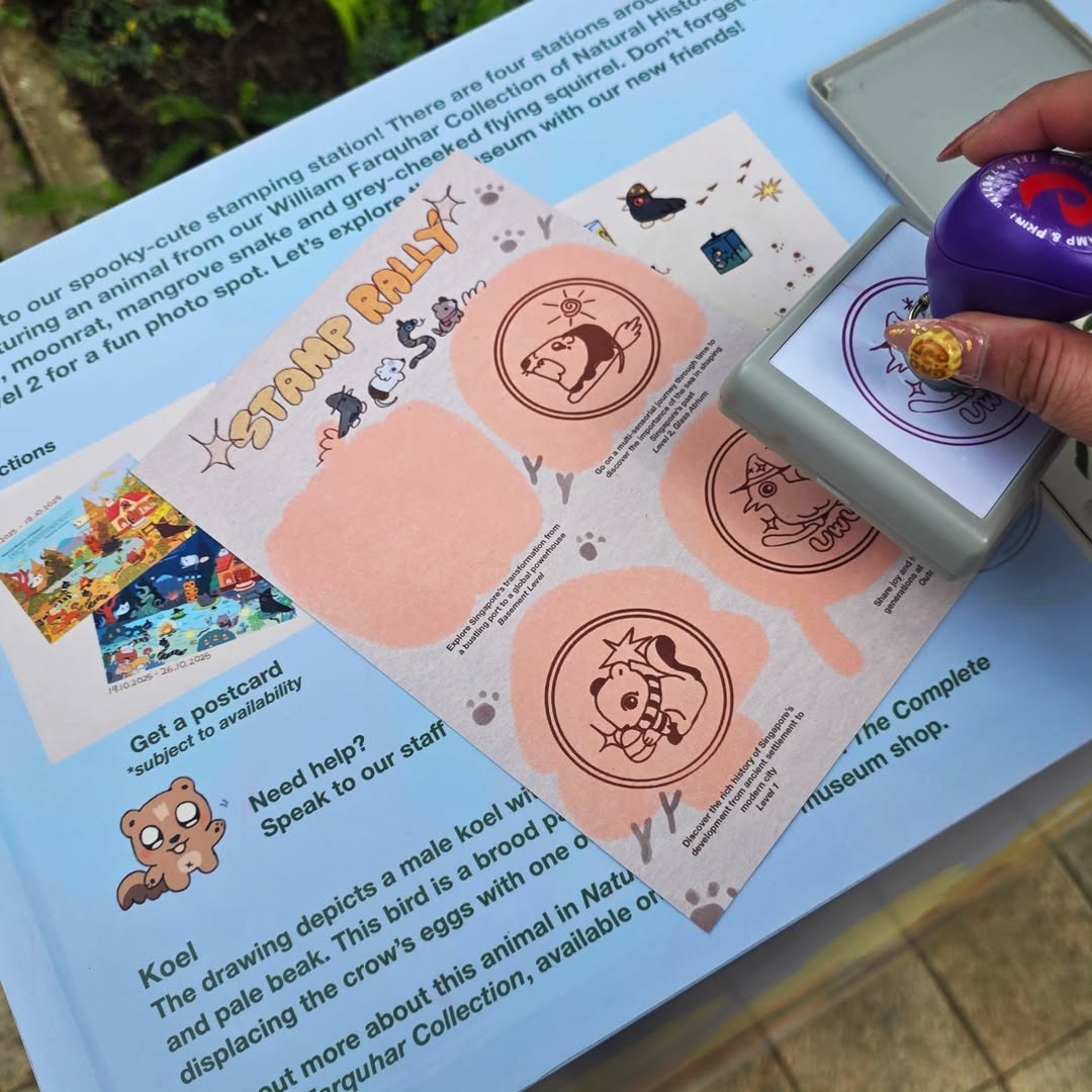 Stamp rally at National Museum of Singapore