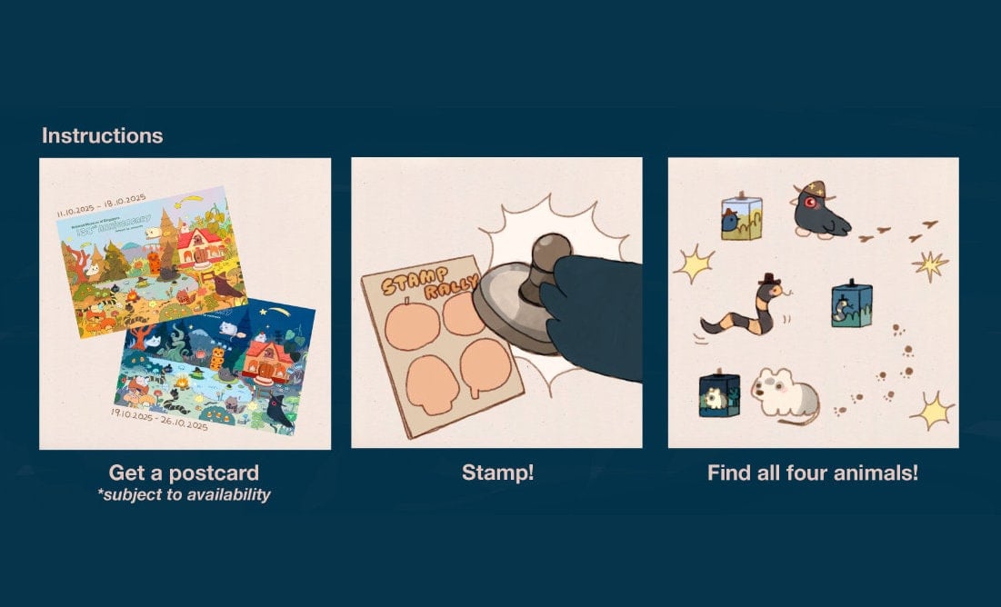 Stamp rally instructions