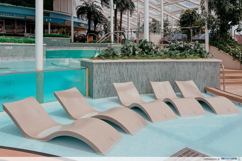 Lagoon pools at Solarium