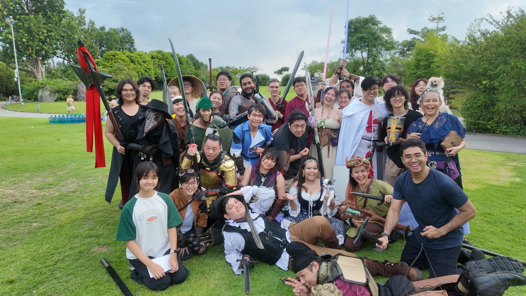 Members of LARP Singapore Community, many of whom will be performing at Renfaire Singapore