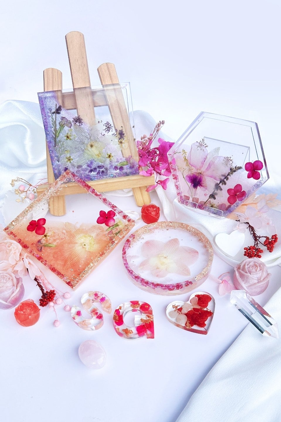 Resin coaster workshop