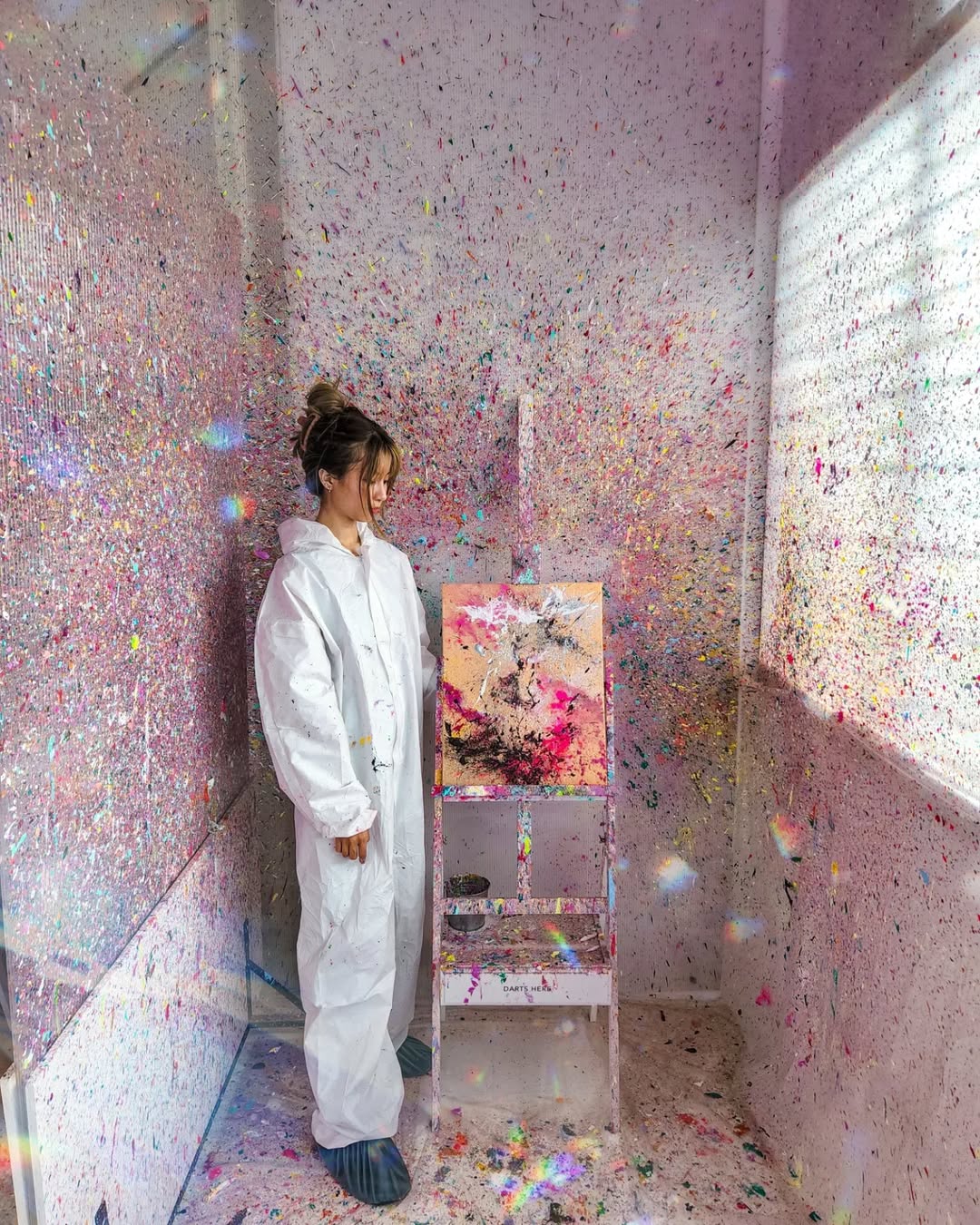 Balloon splatter art workshop