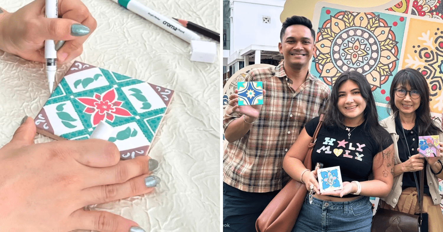 Tile painting workshop