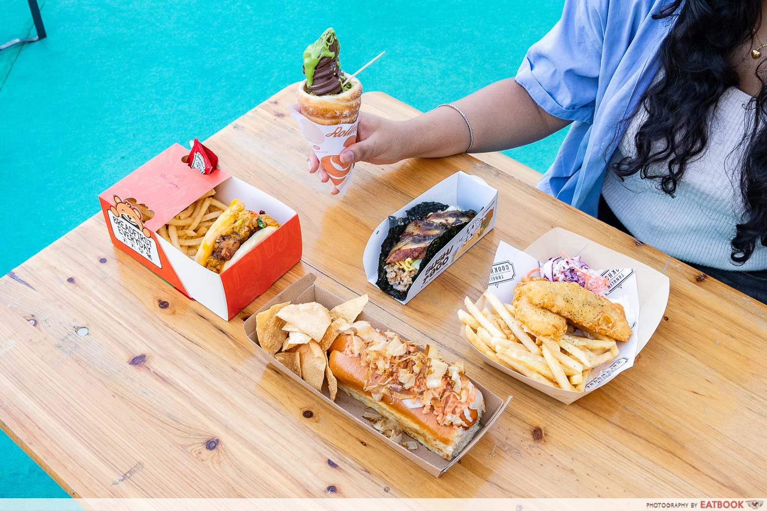 Food at World Christmas Market