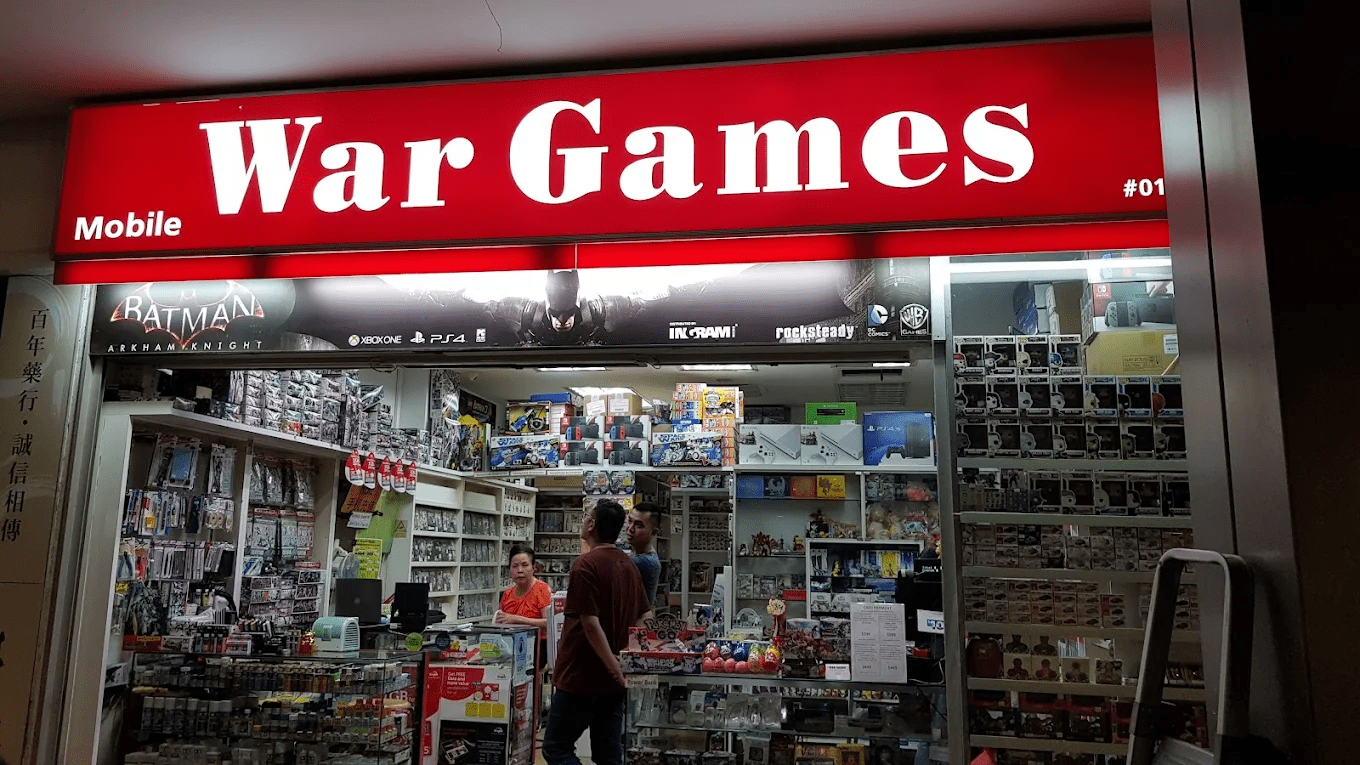 War Games storefront